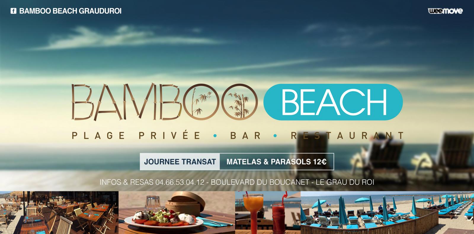 Bamboo Beach Plage Privée Le Grau Du Roi 30240 Le Grau Du